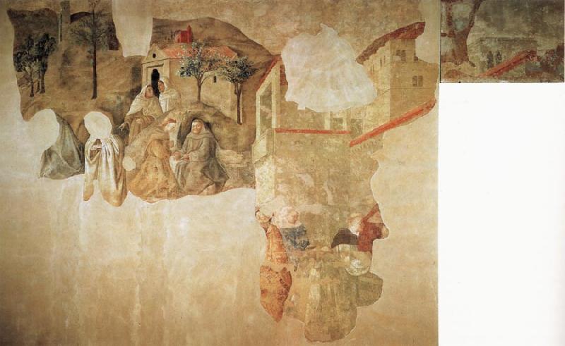 Fra Filippo Lippi Scenes of Carmelite oil painting picture